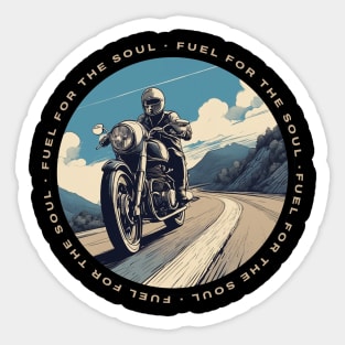 Fuel for the soul motorcycle Sticker